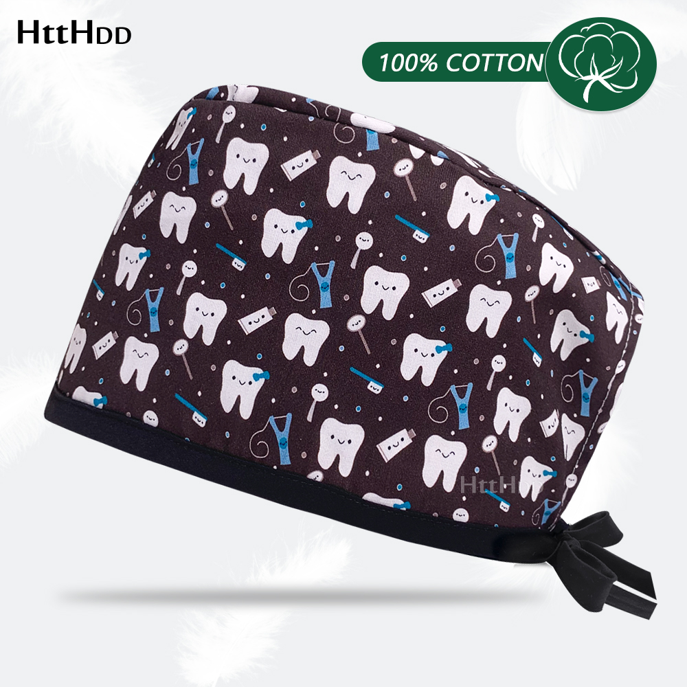 Precios al por mayor, sombreros clínicos para anestesista, gorro quirúrgico para mascotas para hombres, gorro quirúrgico para enfermera, médico, dentista, farmacia, gorro exfoliante: Multicolor