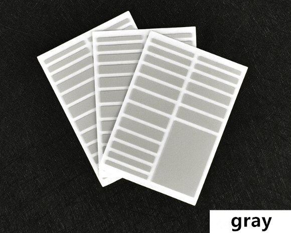 19 stks/set 4 Kleuren DIY Transparante Basis Ring Maat Richter Guard Tightener Reducer Sieraden Tools & Uitrustingen: Grijs