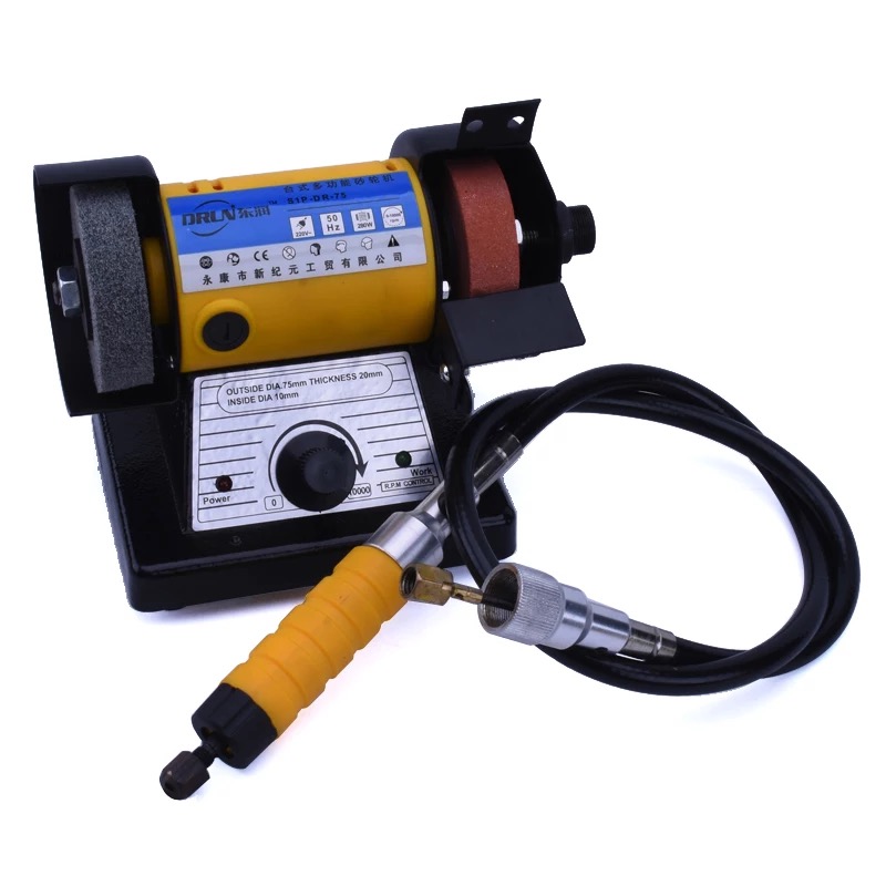 An Jieshun multi-function bench grinder engraving machine table grinding machine polishing machine jade grinding machine amber