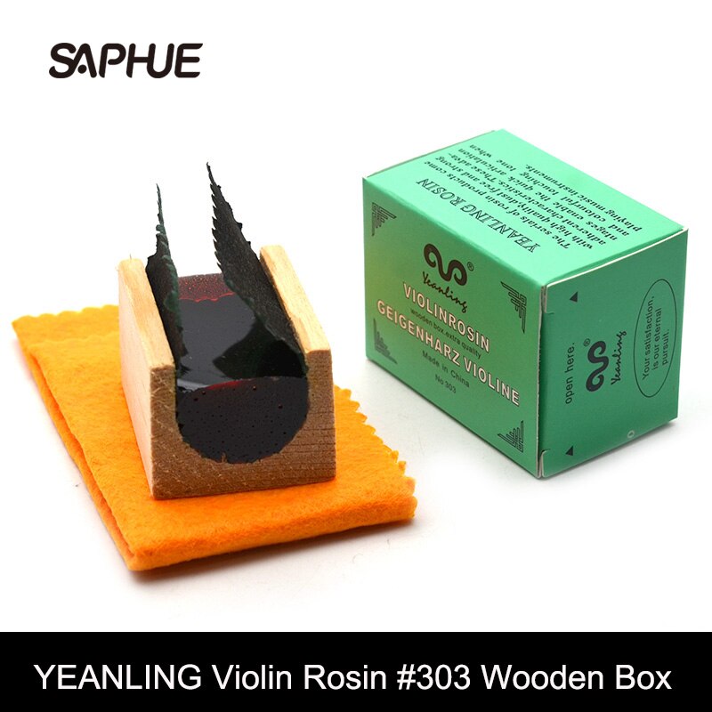 Yeanling Vioolhars #303 Houten Box Stof Gratis En Sterke Aanhangend Rosin Voor Viool Altviool Cello