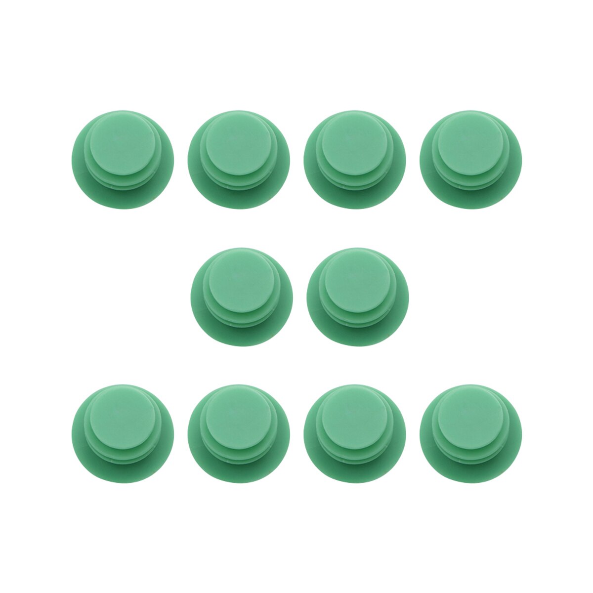 10 Uds. De tapones para manillar de bicicleta de montaña, tapones para manillar de bicicleta de carretera, Asa de plástico de PVC, topes finales de barra (negro): A