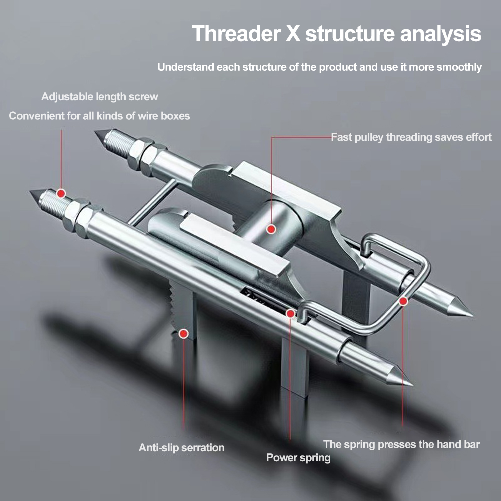 Cable Pulling Aid Cable Puller Machine Wire Puller Pulling Auxiliary Device Electrician Wire Cable Threading Tools