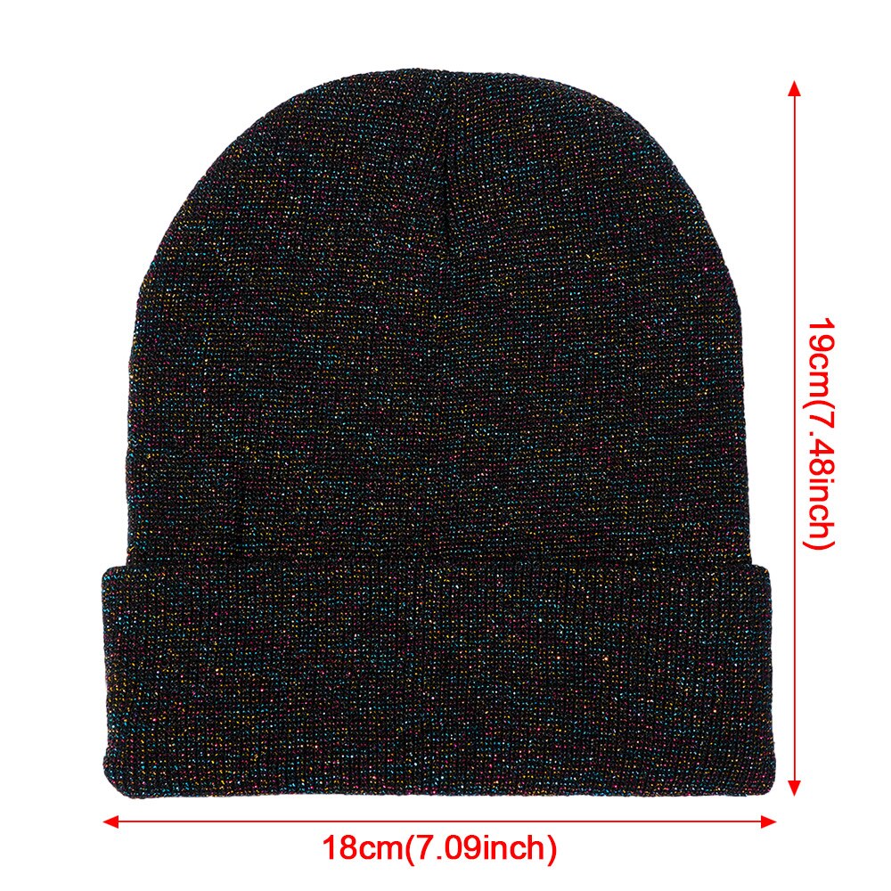 Kapelusz dla obu płci z miękkiej dzianiny czapka zimowa ciepła czapeczka damska biodro-chmiel jednokolorowe klasyczne modne bawełniane czapki robione na drutach