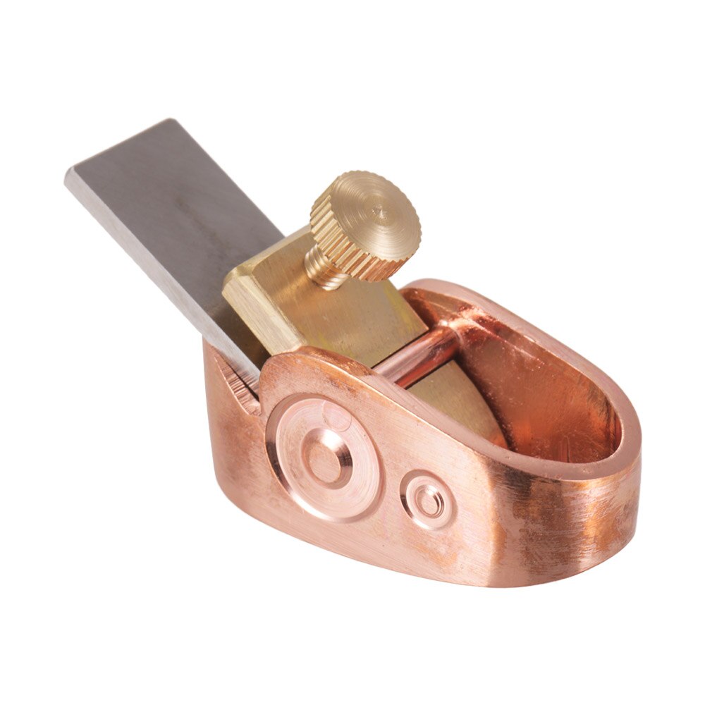 15mm Woodworking Finger Plane Cutter Planer Stainless Steel Luthier Tool Set for DIY Violin Viola Cello Wooden Instrument: 14mm Rose Gold 