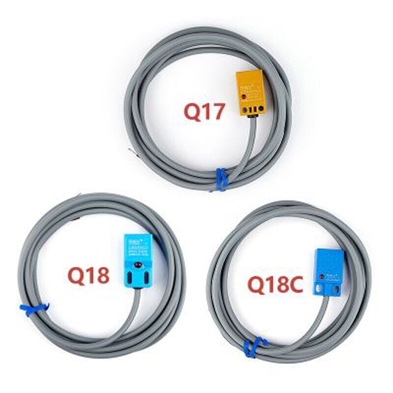 Carré en métal à induction détecteur de proximité à trois fils 24V normalement ouvert Q18 capteur inductif SN04-N
