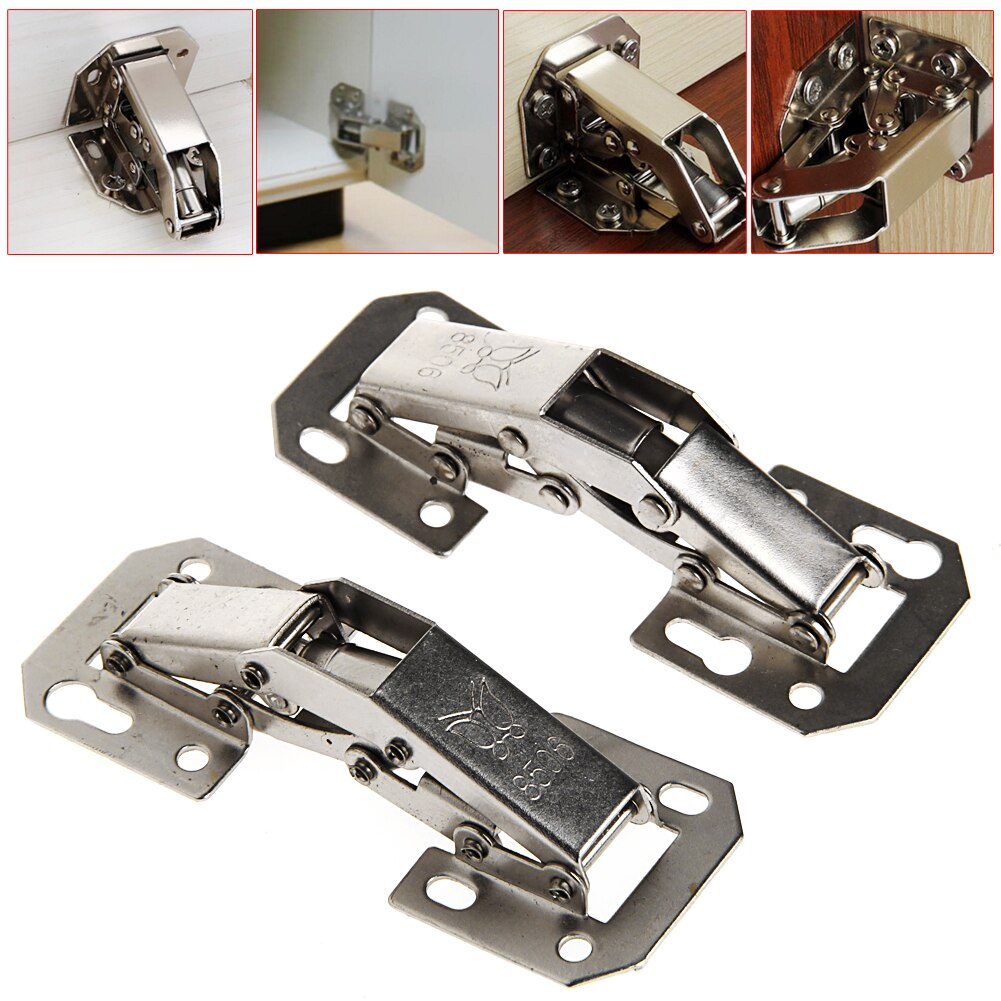 2Pcs Easy Mount Concealed 90 Degree Kitchen Cabinet Cupboard Sprung Door Hinges G08 Great Value April 4