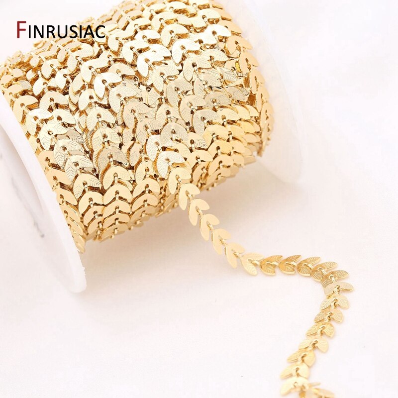 0.5m/1m Multi Types Chain For Jewelry Making Loose Chain Handmade DIY Bracelets Necklace Earrings Material: S / Red