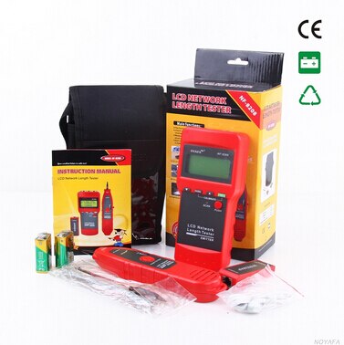 NOYAFA NF-8208 LCD Display Network LAN Cable Tester Wire Tracker Tracer Measure Length Scanner RJ45 RJ11