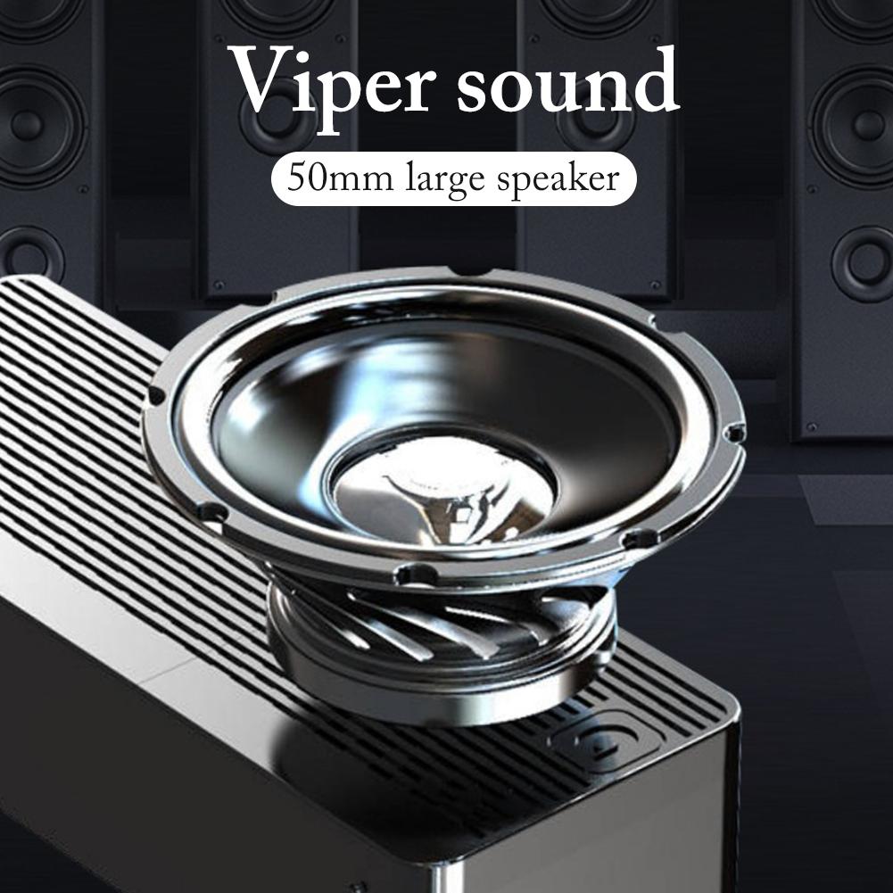 smart speaker LED mirror FMTF card FM wireless bluetooth speaker dual temperature display vibro retro speaker tweeter hifi