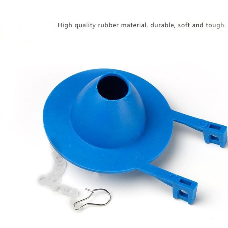 2-inch Universal Adjustable Drain Valve Toilet Tank Durable Flapper Replacement Saving Water T1B7