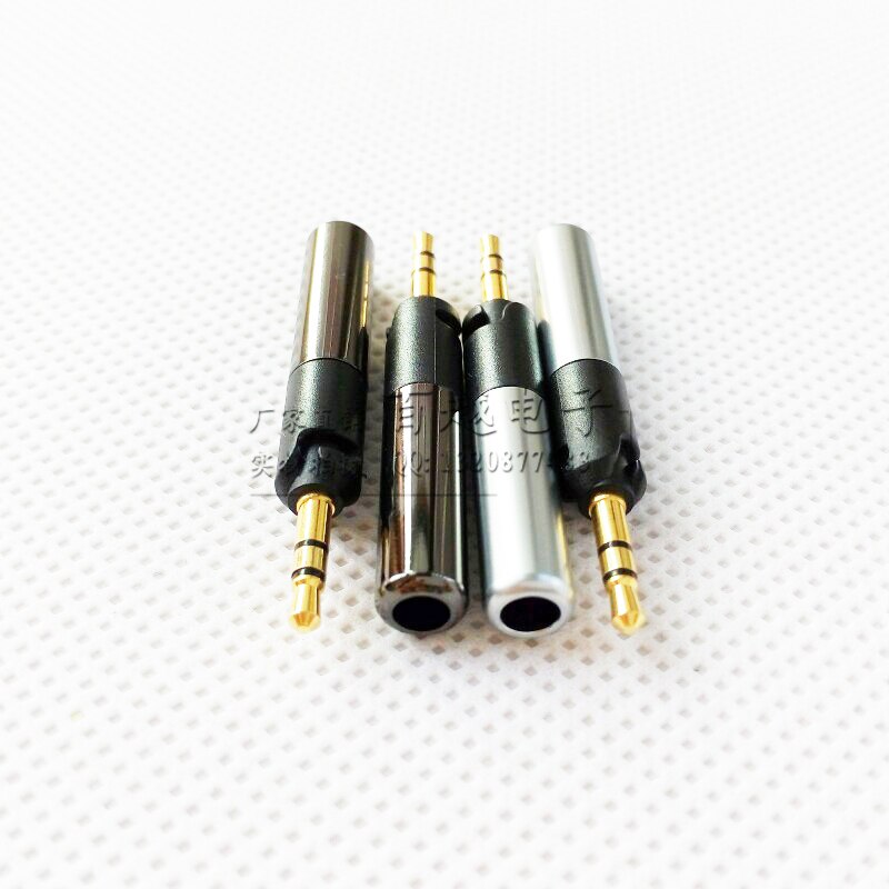 2.5mm headphone Jack Plu g HD598 HD595 HD800 HD518 HD55 8 Connector DIY