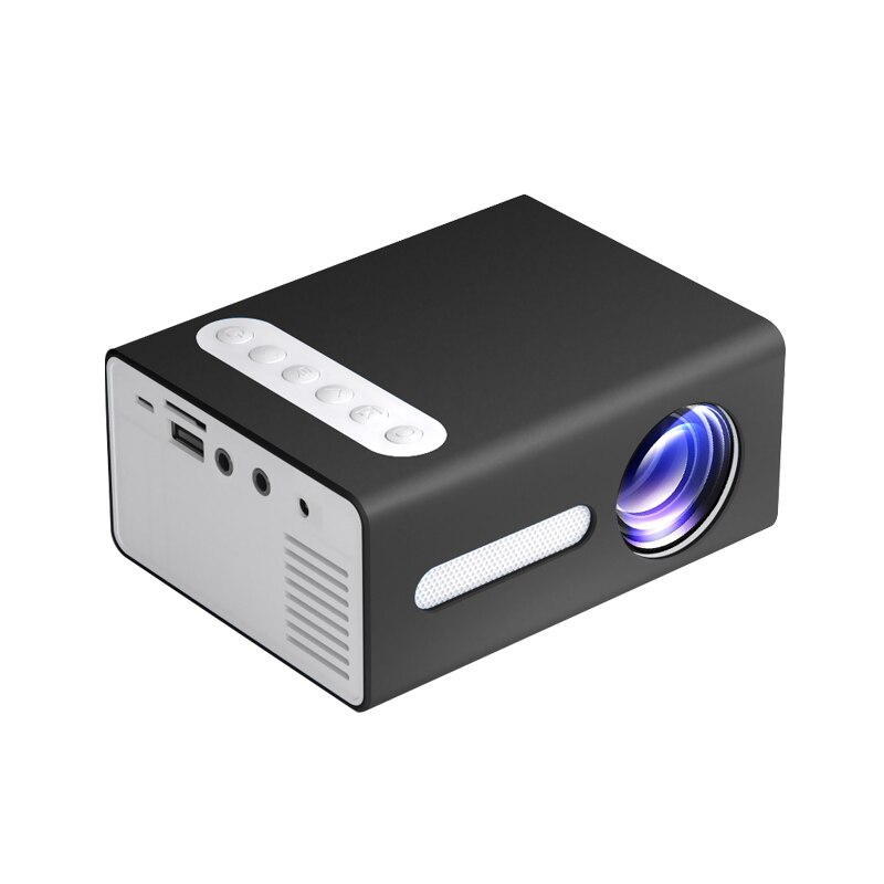 T300 led miniprojektor 320 x 240 piksler usb bærbar proyektor hjemmemediespiller barn vs  yg300 projektor