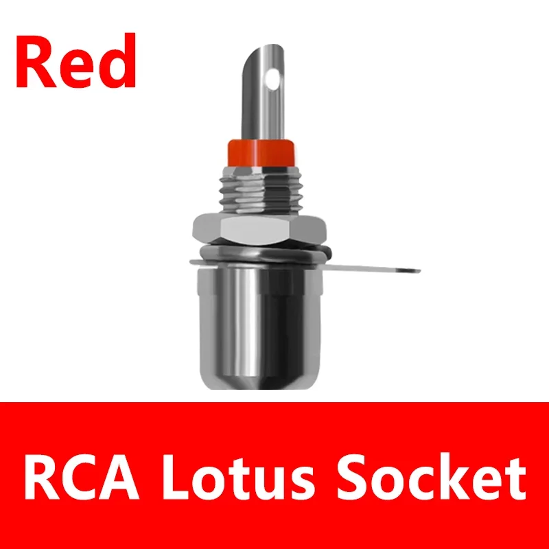 20/100Stck rca Buchse Adapter RCA Audio- Jack Stecker Vernickelt RCA Stecker Tafel montieren Buchse: Elfenbein / 50-79 Stücke
