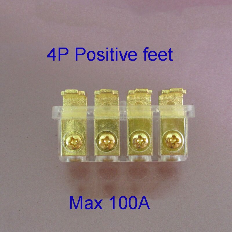 Amplifier Terminal / Power Terminal / 3 And 4 Digits Advanced Die-casting Terminals 3P 4P Positive Feet Back Feet H184