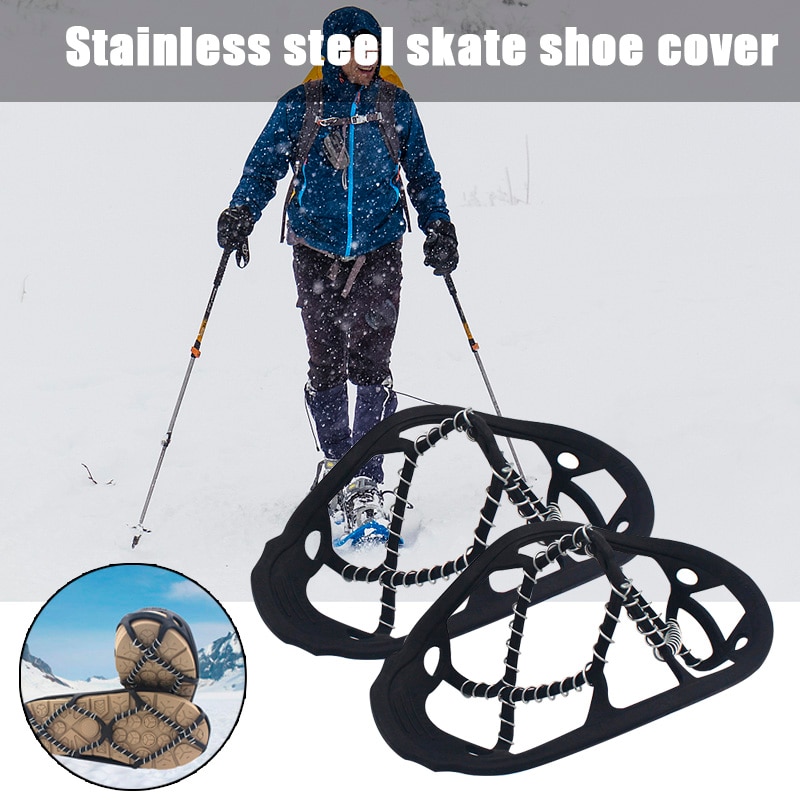 Universal Non-Slip Crampons Anti-Slip Over Shoe Durable Cleats with Good Elasticity Easy to Pull on and Take off