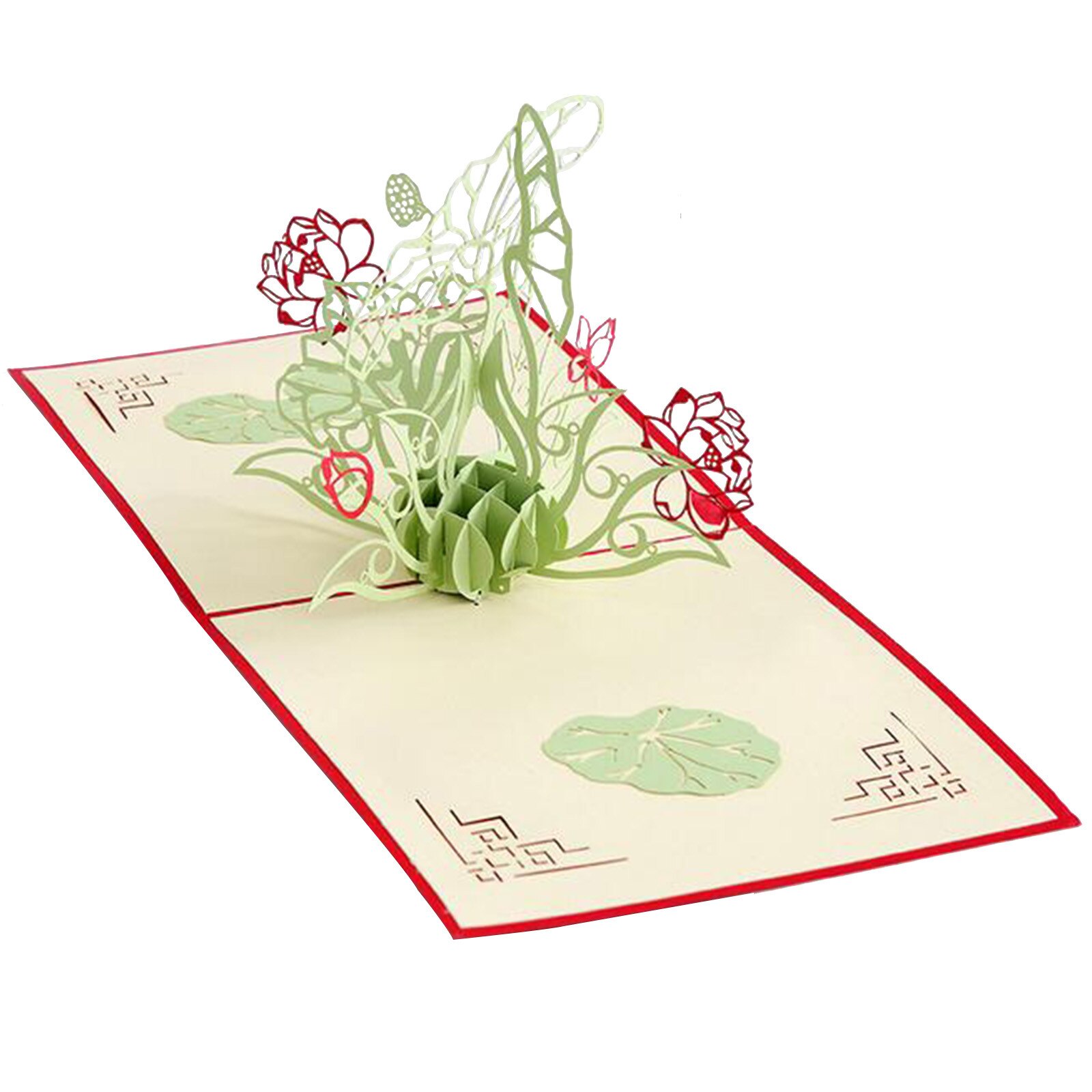 3D Handmade Paper Greeting Card Blessing Card Wedding Aniversary Invitations Greeting Cards Valentine's Day Card: B
