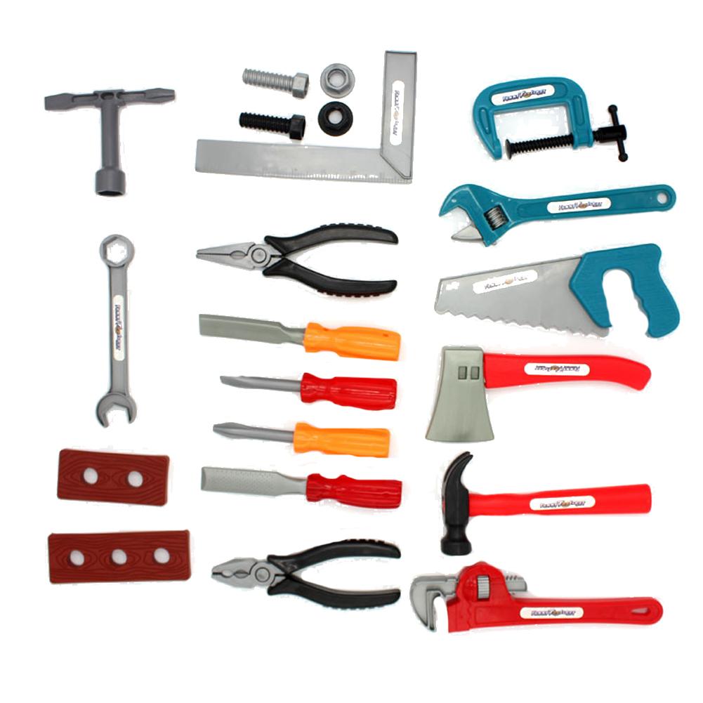 22 Stks/set Plastic Reparatie Gereedschap Kit Set Jongens Kids Pretend Play Educatief Speelgoed