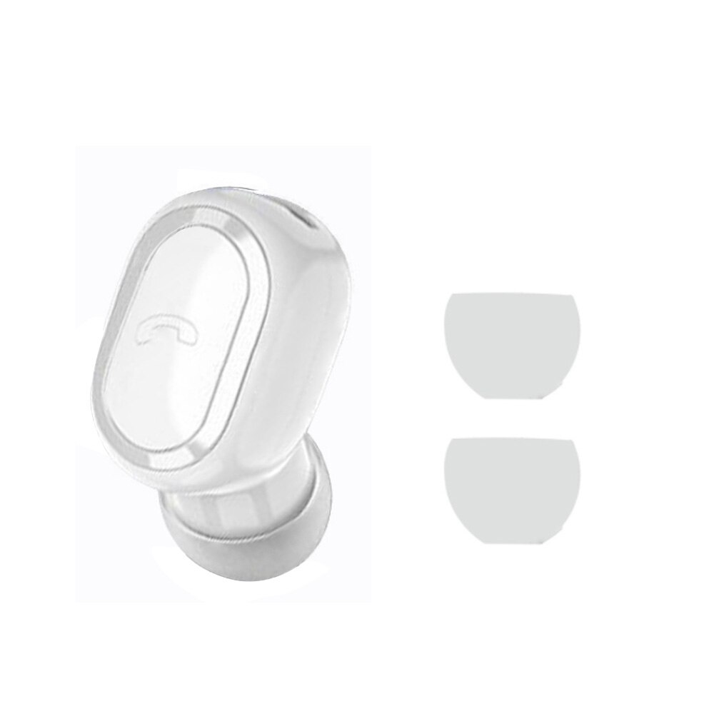 Mini 5,0 Bluetooth Drahtlose Kopfhörer Ohrhörer Sport Einzelnen in-ohr Headset Sport Kopfhörer Für iPhone 11 XR Xiaomi Redmi telefon: T31-Weiß