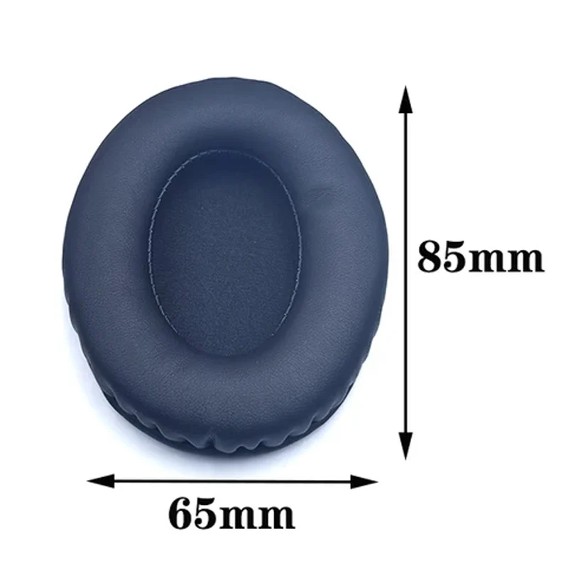 Almofadas ovais para fones de ouvido, capa de espuma de couro esponja 60*70 60*80 65*85 70*90 75*95 80*100 85*105 90*105 90*110: Cáqui