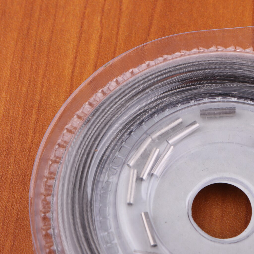 Fishing Line Wire Leader Stainless Steel Trace Lures 10m 7 Strands