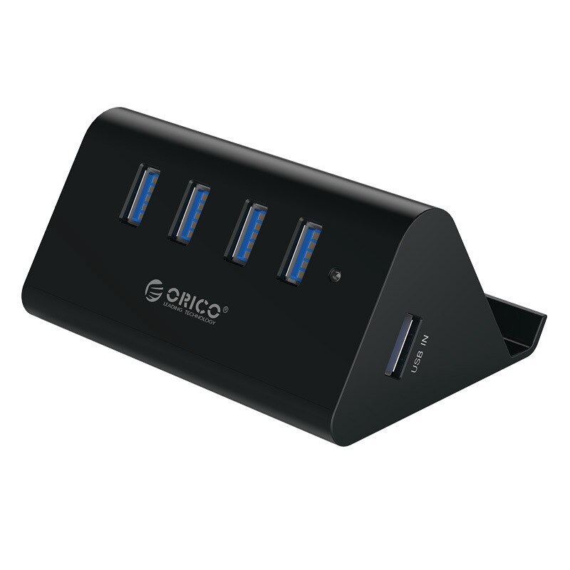 Orico 5Gbps High Speed Mini 4 Poorts Usb 3.0 Hub Voor Desktop Laptop Met Stand Houder Voor Telefoon Tablet pc