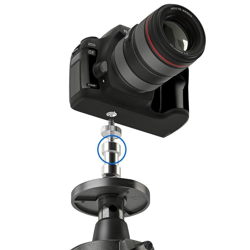 Internationalen Standard 1/4 zu 1/4 Gewinde Stativ Schraube Adapter Standard Stativ Montage Gewinde Kamera Schraube Adapter Konverter