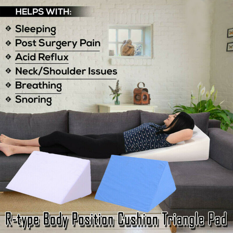 Verheffen Wedge Bed Kussen Beste Pad Lendensteun Kussen Voor Slapen Rest R Type Omgedraaid Pad Kant Pad