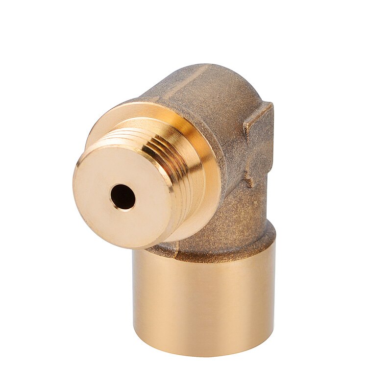 SPEEDWOW-Sensor de oxígeno con sonda Lambda, espaciador extensor para Decat, hidrógeno, latón, 90 grados, M18x1.5
