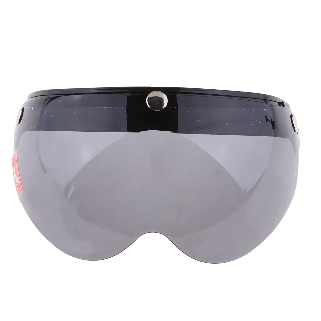 Universele 3 Snap-Knop Visor Voor 3/4 Open Gezicht Motorhelm Wind Shield Flip Up