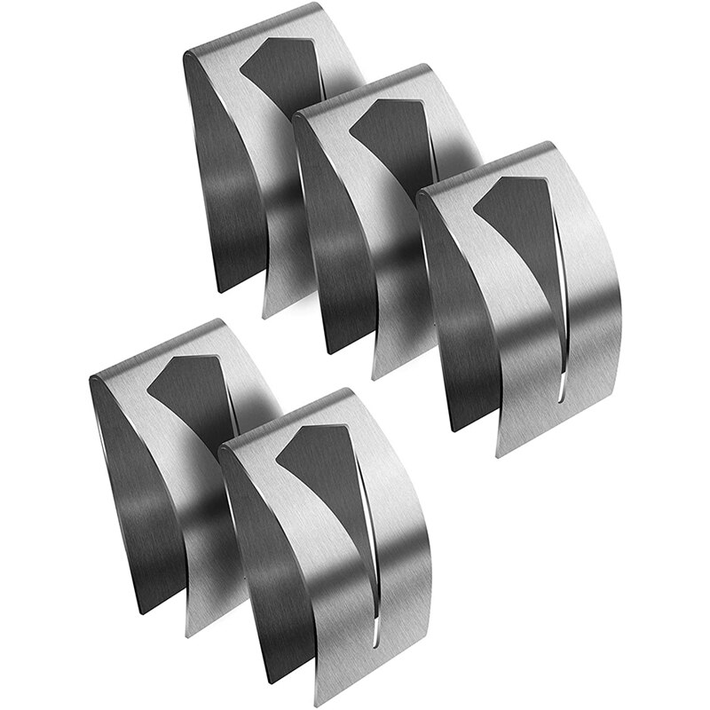 5 Stuks Zelfklevende Keuken Handdoek Houder Muur Haak Zelfklevende Keuken Handdoek Hanger Handdoek Rek Voor Keuken Handdoek: Default Title