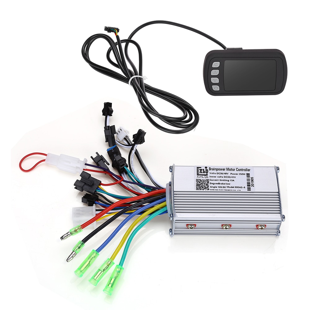 Borstelloze Controller, 36V / 48V 350W Borstelloze Motorcontroller voor Elektrische Fietsscooter Prestatieaccessoires