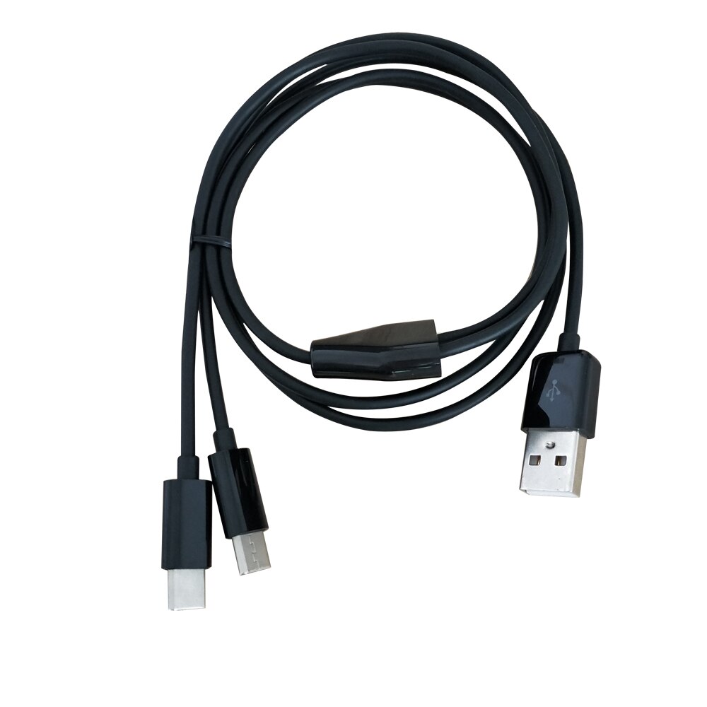 1 Meter 3ft 2 In 1 Usb Type C Charger Cable Power 2 Type C Apparaten Tegelijk