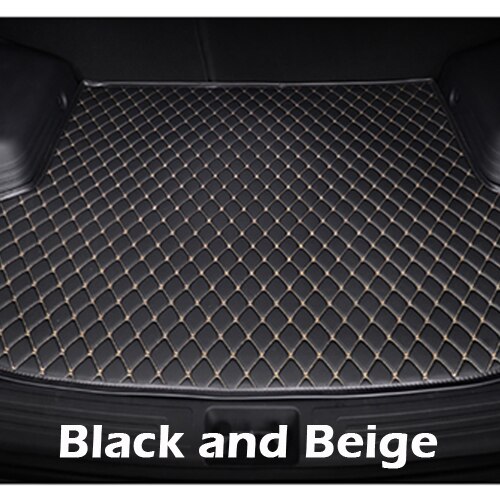 MIDOON Car trunk mat for MAZDA 6 ATENZA cargo liner carpet interior accessories cover: black-Beige