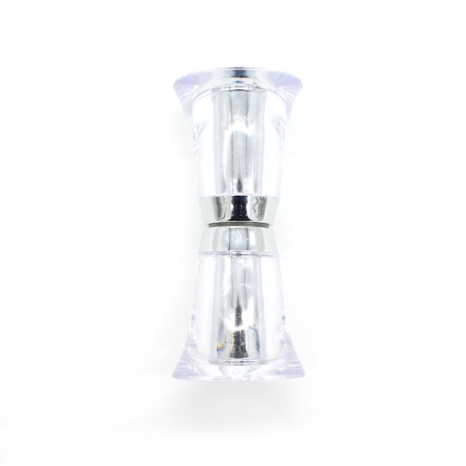 2 pair x Shower Door Handle/ Knob Clear Acryl Cone shaped