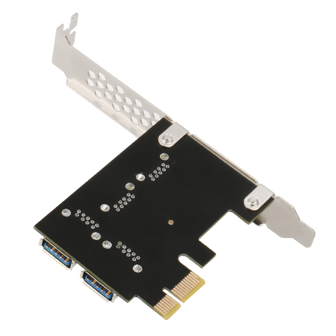 XT-XINTE PCI-Express 1 to 4 Slot PCIe 1x to 16x Riser Card PCIE USB3.0 Ports Adapter Multiplier Expansion for PC Computer