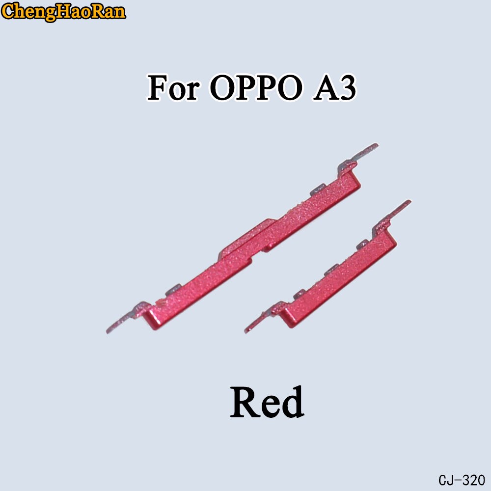 ChengHaoRan 1Pcs Side Power Button Substituição Chave peças de Reposição Para OPPO R15 Standard edition A1 A3 A30