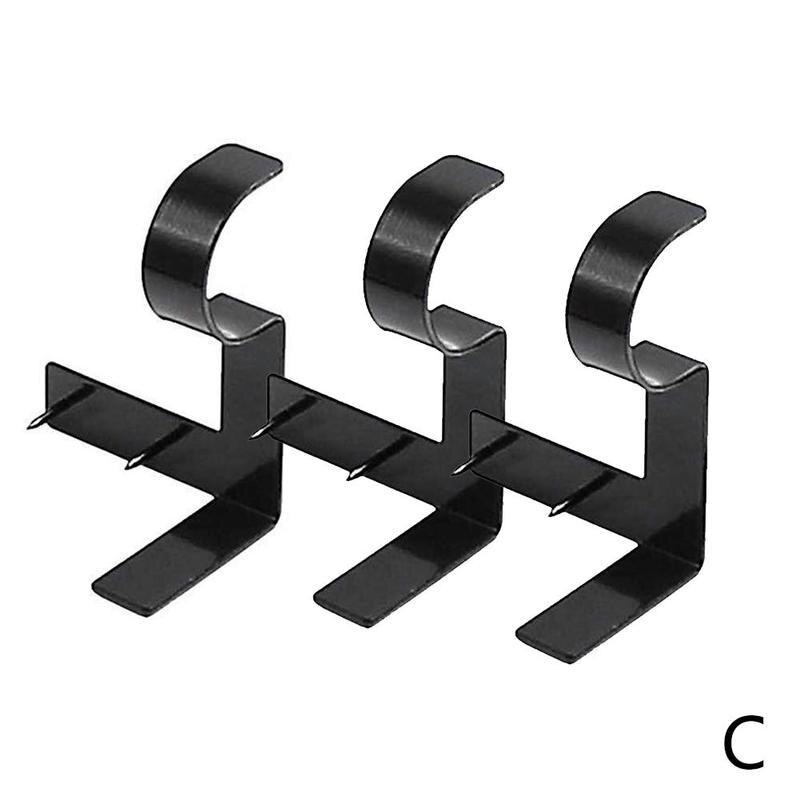 Gardinstång fäste romersk stolpe fäste fäste universal tillbehör krok: C
