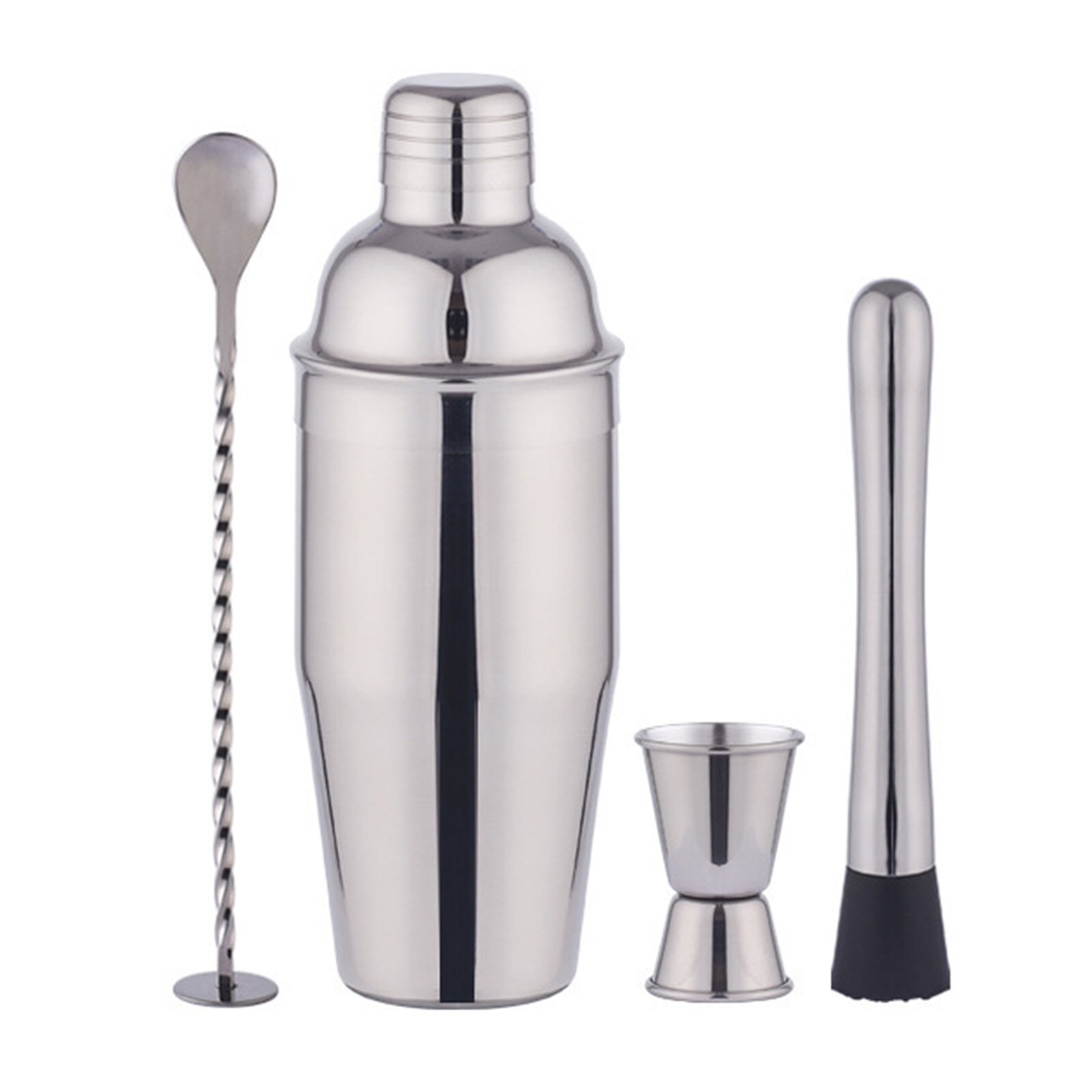 Cocktail Shaker Set 3-piece Bartender Set Stainles... – Grandado