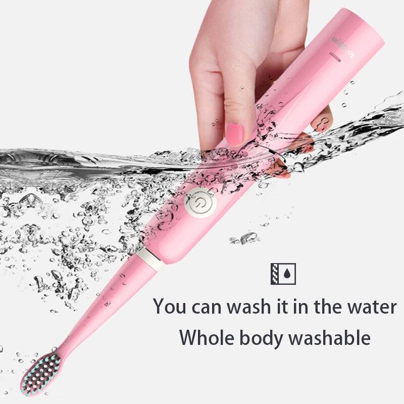 Electric Toothbrush For Children Kids Adults 5 Modes Ultrasonic Toothbrush Travel Rechargeable Sonic Tooth Brush 4 Heads LT-Z08A