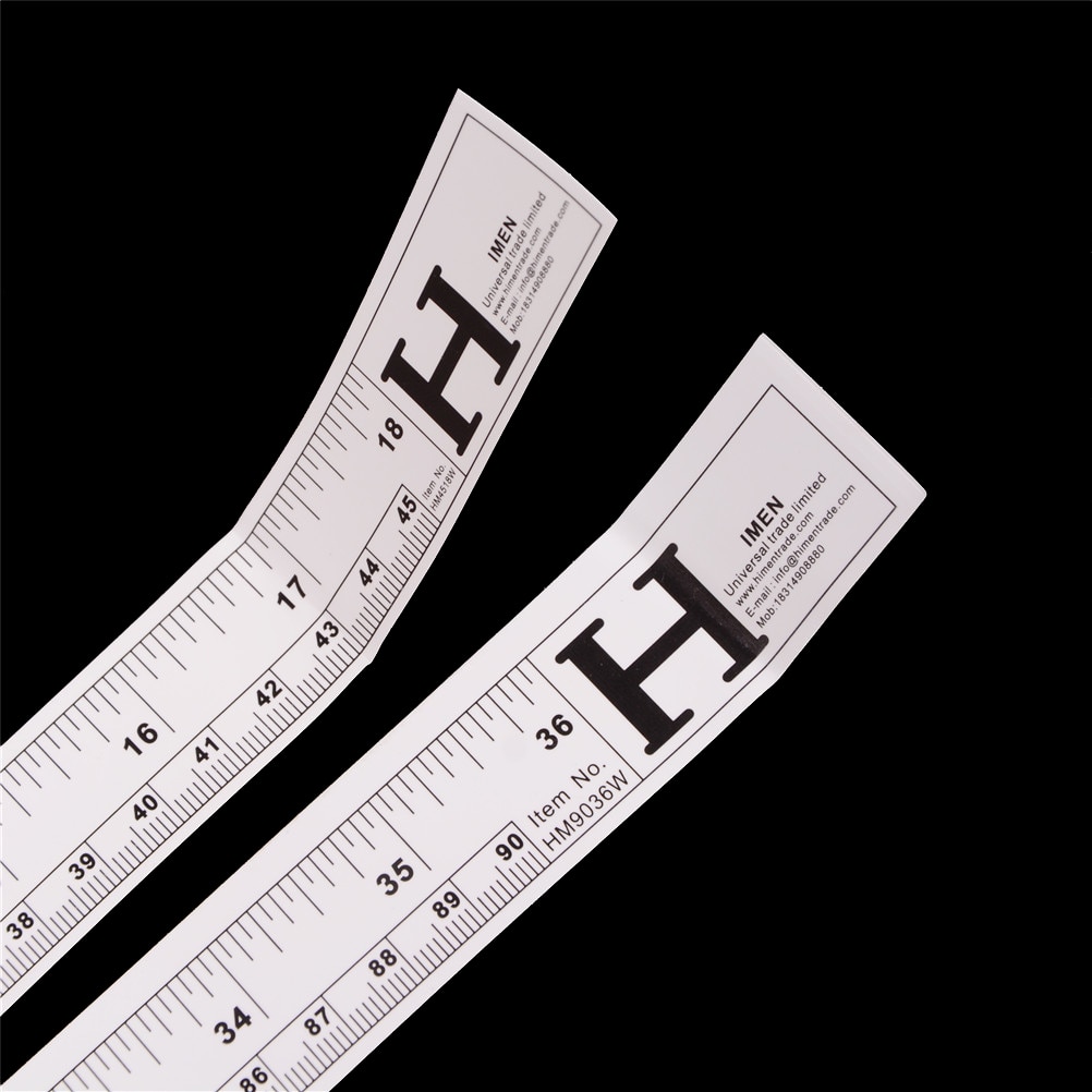 45cm /90cm Self Adhesive Metric Measure Tape Vinyl Ruler For Sewing Machine Sticker