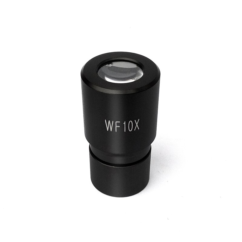 Ocular Ramsden de Campo Amplio WF10X para microscopio biológico, tamaño de montaje de 23,2mm, campo de 16mm, con o sin retícula de micrómetro: Without Reticle