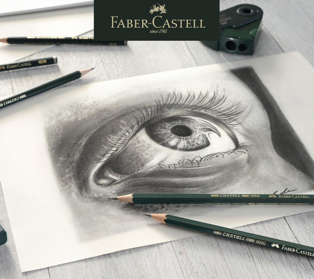Faber-Castell Juego de lápices de dibujo de grafito 6 lápices de