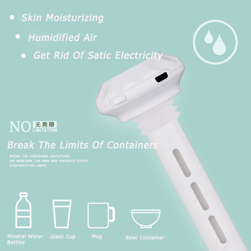 Humidificateur d&#39;air de Style parapluie USB, atomiseur purificateur hydratant, Spray, lumière nocturne bleue pour la maison, le bureau