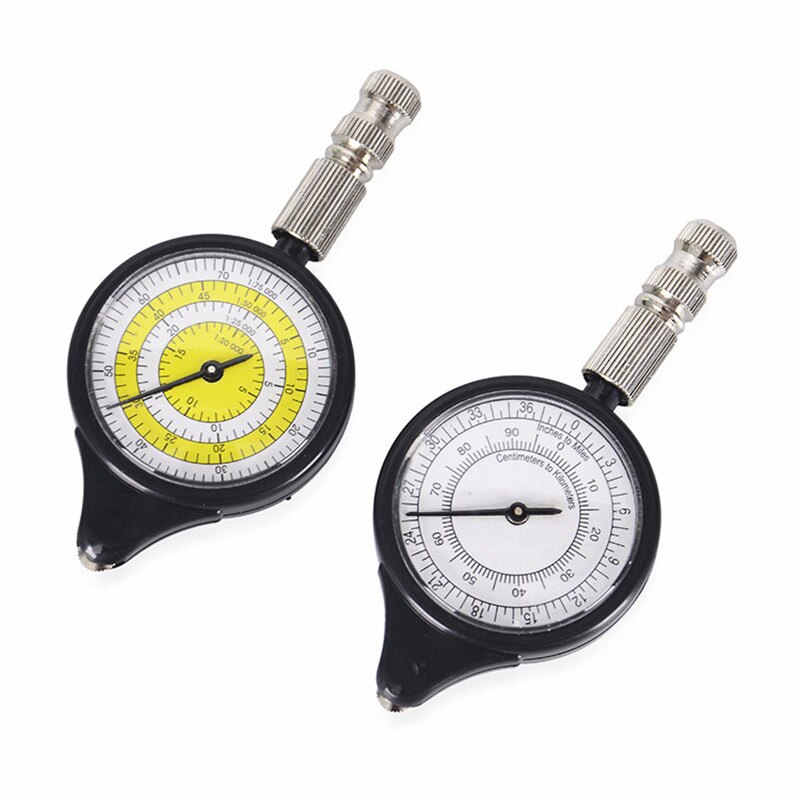 Nuttig Top Kilometerteller Multifunctionele Kompas Curvometer Met Afstandsmeter Kaart Kilometerstand Meten Outdoor Camping Gereedschap