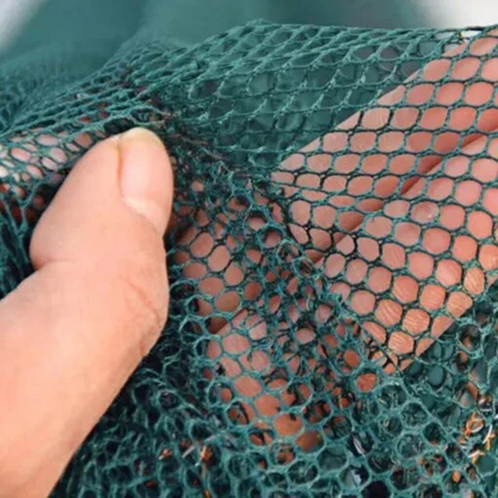 Filet de pêche paresseux 6 trous plié hexagone filet de pêche écrevisse attrape filet pêche crevettes piège méné crabe appâts fonte maille piège