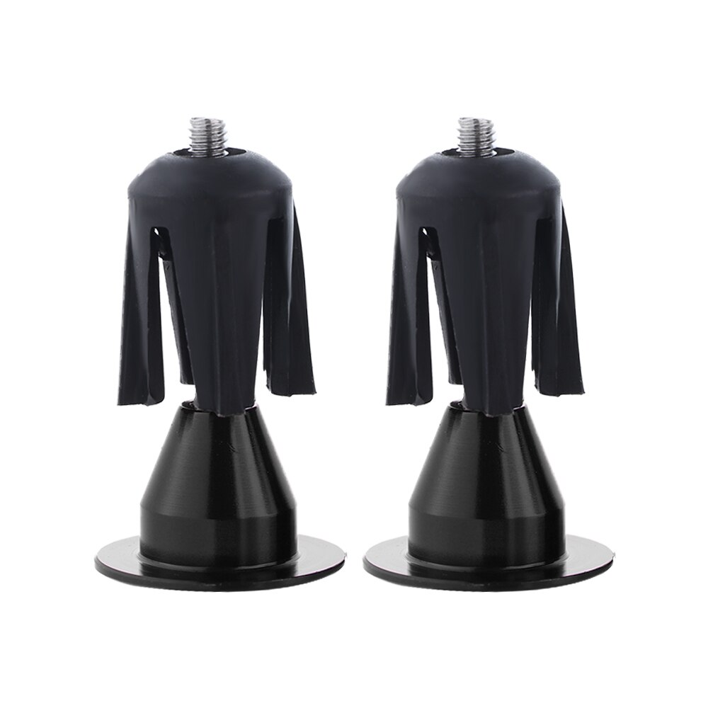 Bouchons de guidon de vélo en alliage d'aluminium, 2 pièces, poignées de bicyclette, accessoires de vélo vtt: black