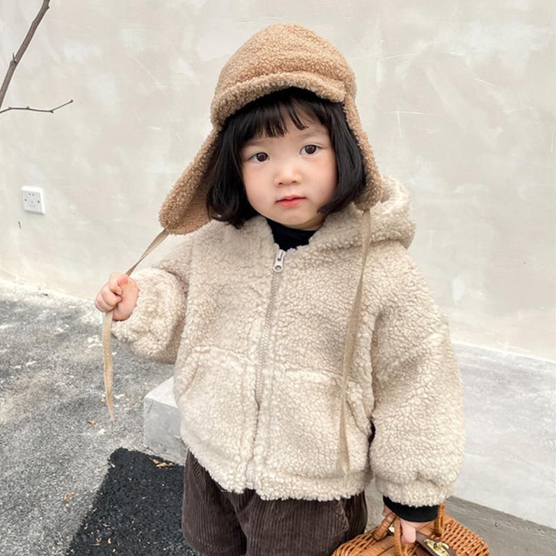 Vestiti imbottiti in cotone per bambini giacca invernale da ragazzo simpatico orso caldo più piumino con cappuccio in velluto abbigliamento per bambini per ragazze 1-6 anni