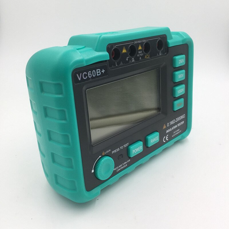 ! VC60B+ Digital Insulation Resistance Tester Megohm Meter Megohmmeter earth ground resistance impedance tester DC250V/