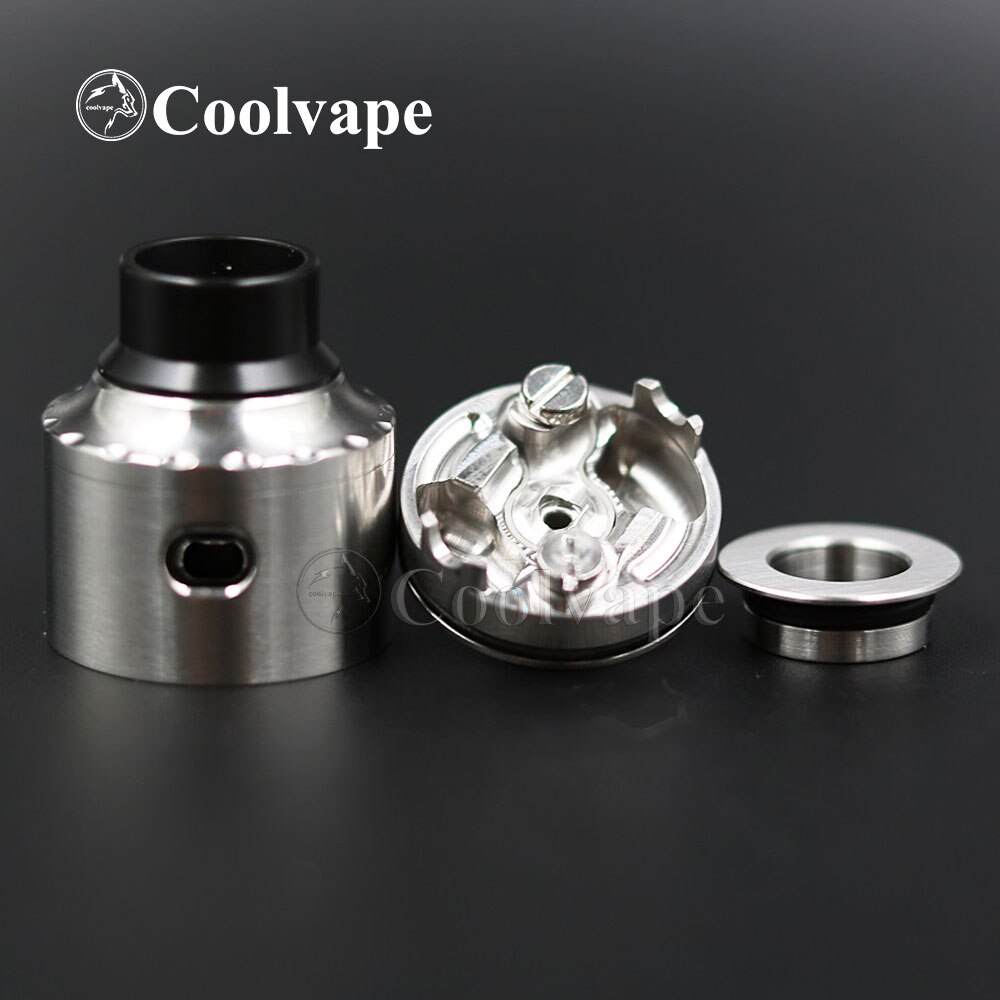 Coolvape Hellfire Maverick 22mm rda Single Coil rda mit bf pin airflow control 316ss Zerstäuber RDA vs la tropf rda