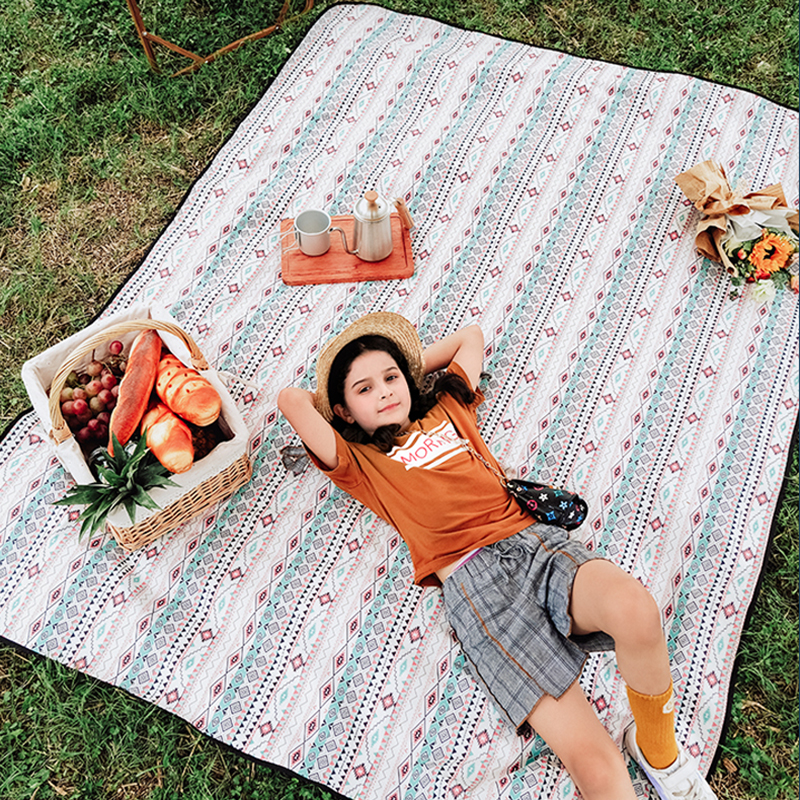 Esterilla para exteriores, utensilios de cocina para acampada, cubierta impermeable para acampada, playa, mar, accesorios de Picnic plegables, manta de Picnic portátil